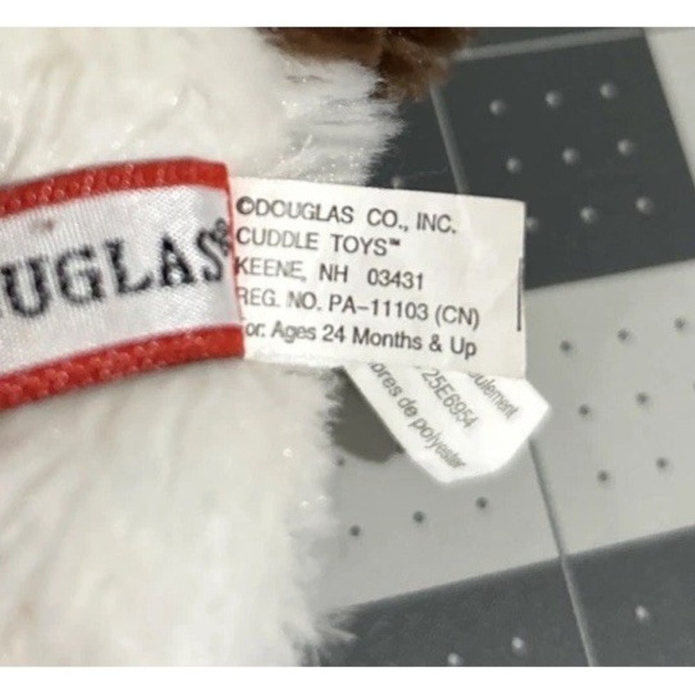 Douglas Cuddle Toys Springer Spaniel Plush Stuffed Animal Dog Brown White 4016 - Picture 9 of 16